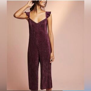 Anthropology Floreat Willow Sleep Jumpsuit. EUC